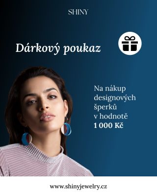 🎁 Darčekový poukaz od shinyjewelry.cz je spôsob, ako darovať radosť vo forme dizajnového šperku, ktorý si každá žena môže...